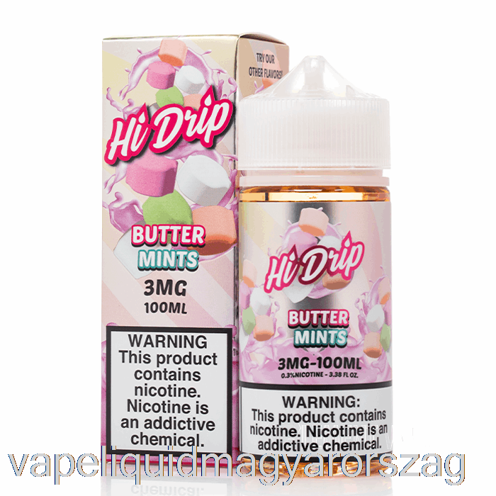 Vaj Menta - Hi-drip E-liquids - 100 Ml 3 Mg Vape E Cigi